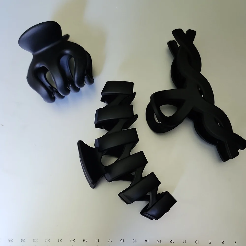 3 Piece Black Hair CLAW